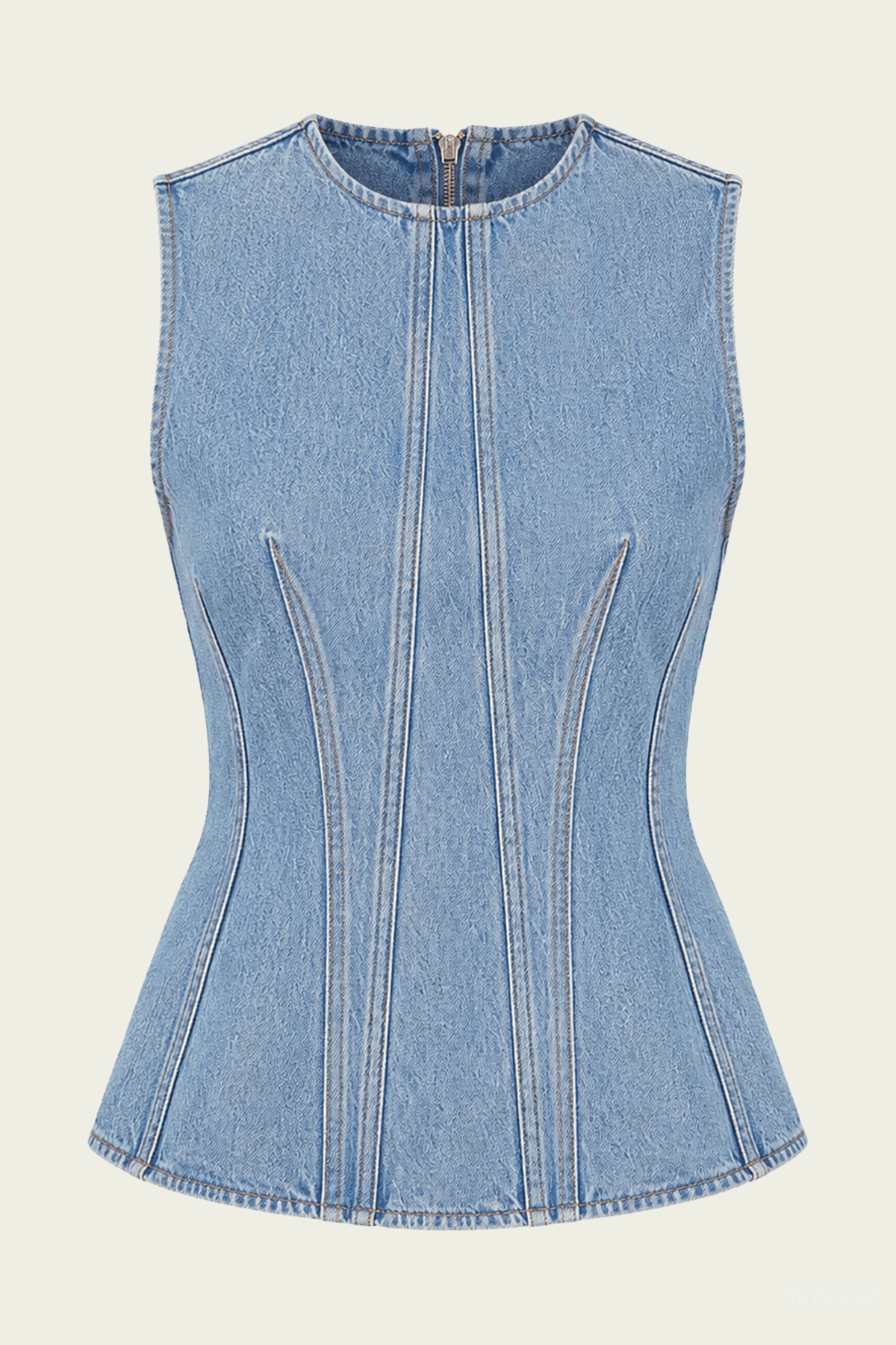 AGOLDE Corbin Denim Shell Shirt - Image 1