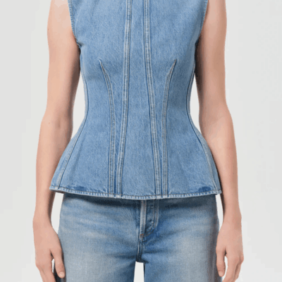 AGOLDE Corbin Denim Shell Shirt - Image 2