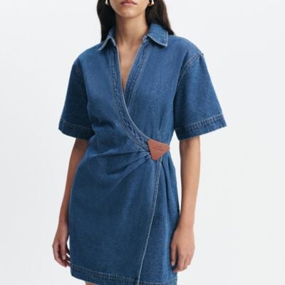 Aje Kendall Wrap Mini Dress - Image 1