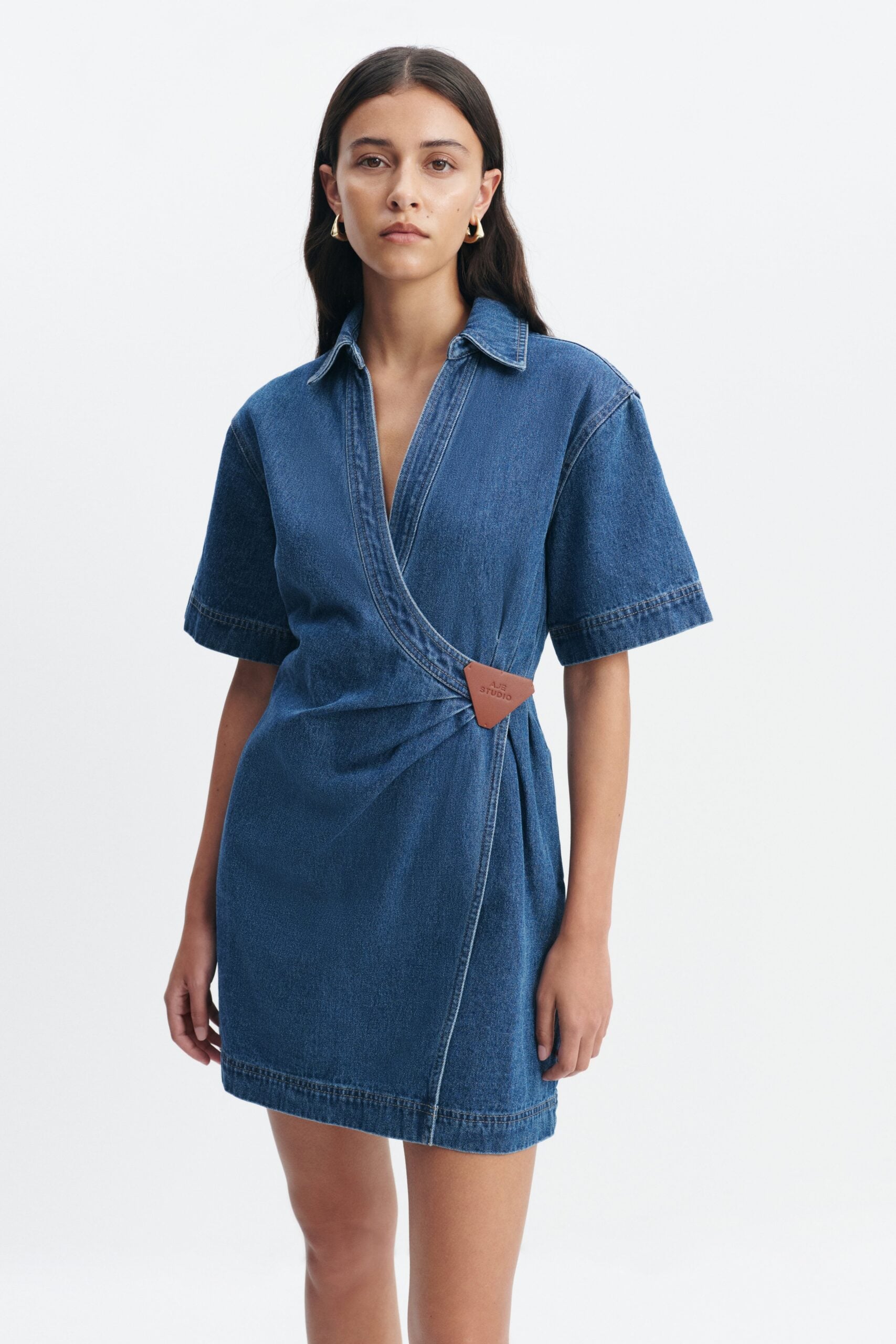 Aje Kendall Wrap Mini Dress - Image 1