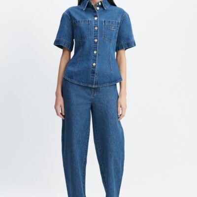 Aje Kendall Belted Shirt - Image 1