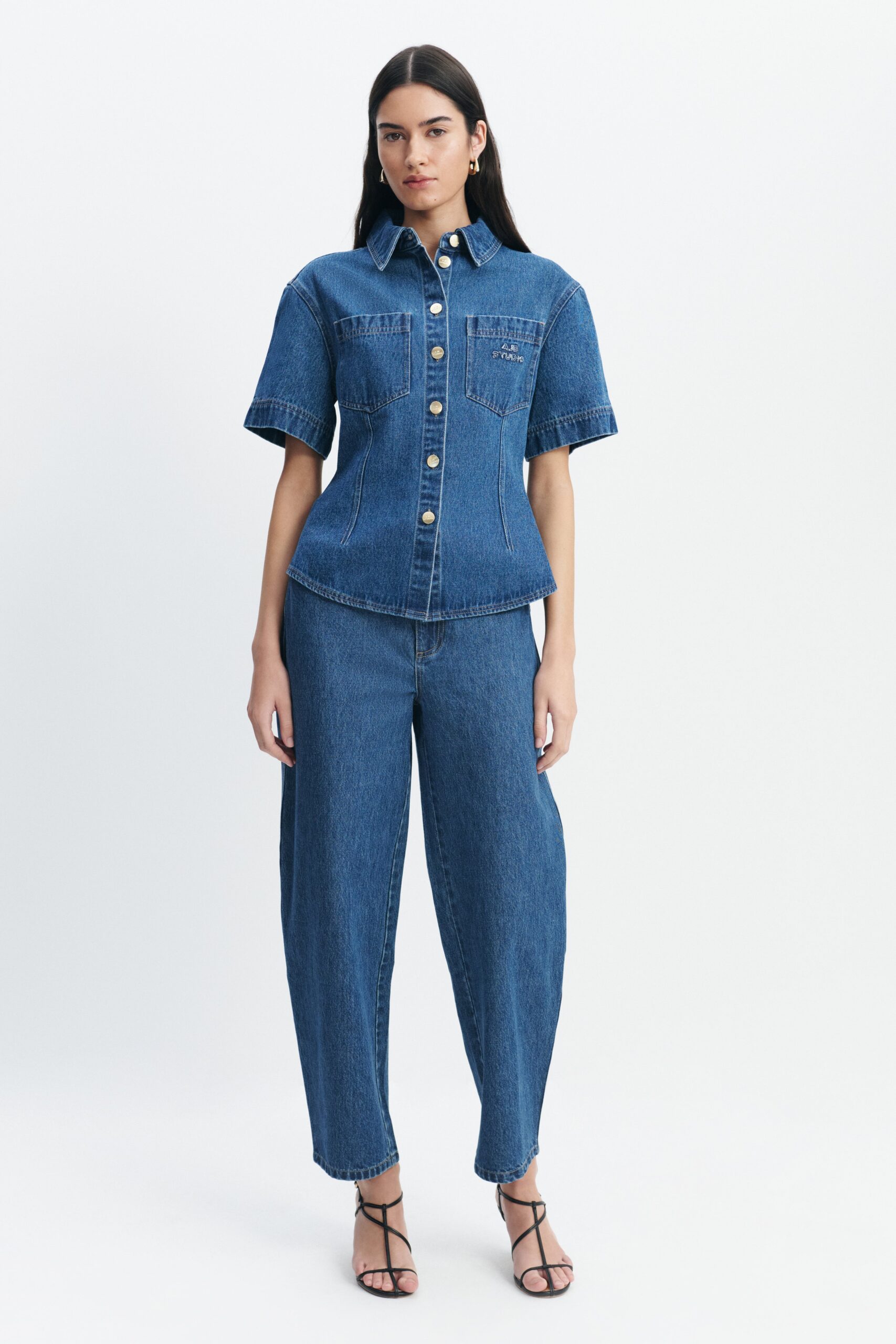 Aje Kendall Belted Shirt - Image 1