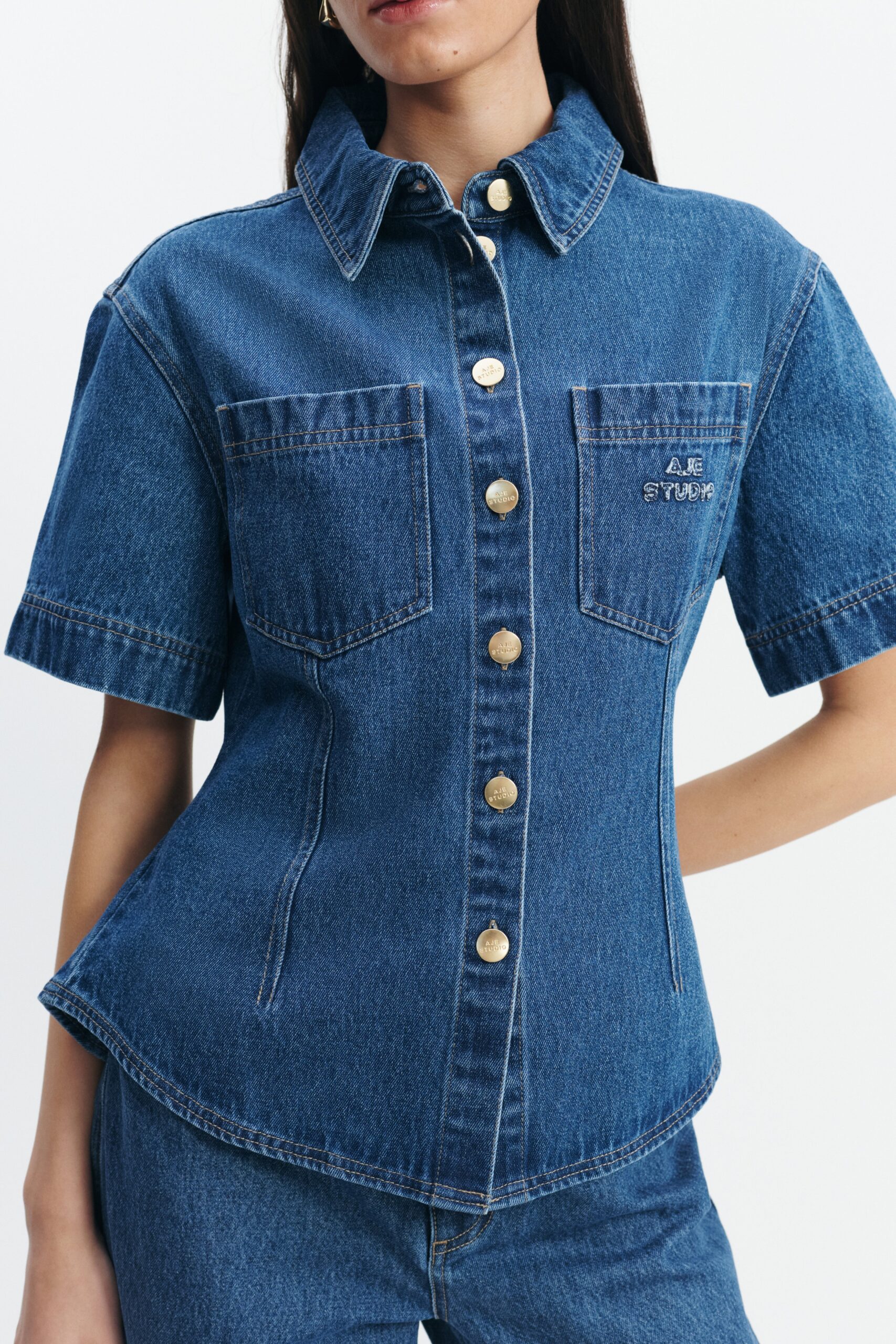 MNAJE060926190235016_2 Aje Kendall Belted Shirt - Image 2