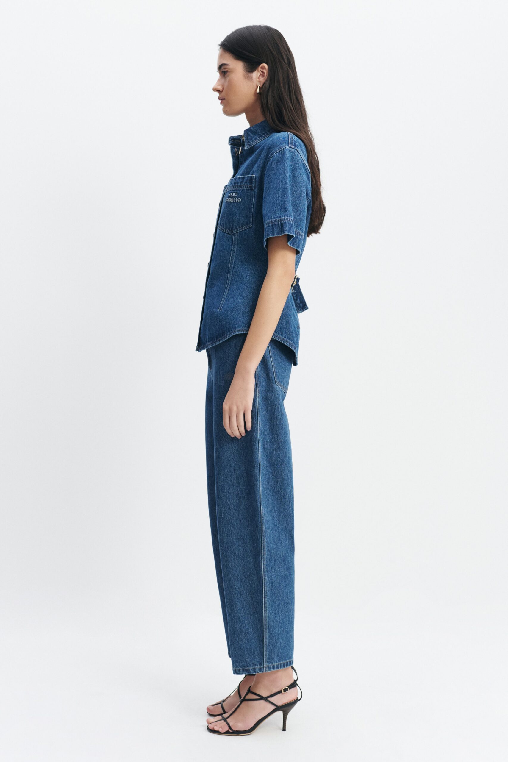 MNAJE060926190235016_3 Aje Kendall Belted Shirt - Image 3