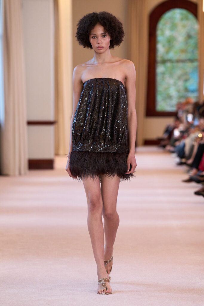 Aje Elysian Sequin Mini Dress - Image 1