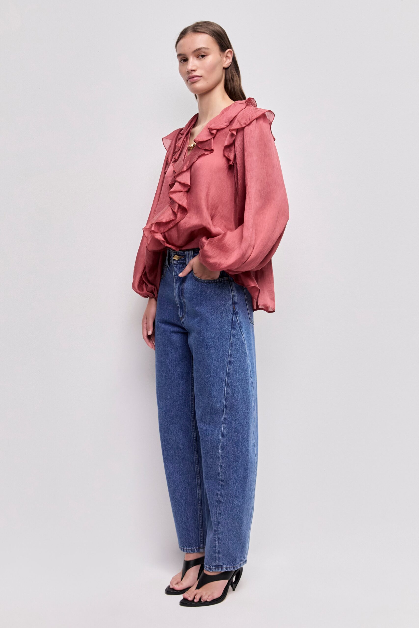 MNAJE060926190235032_3 Aje Voyager Blouse - Image 3