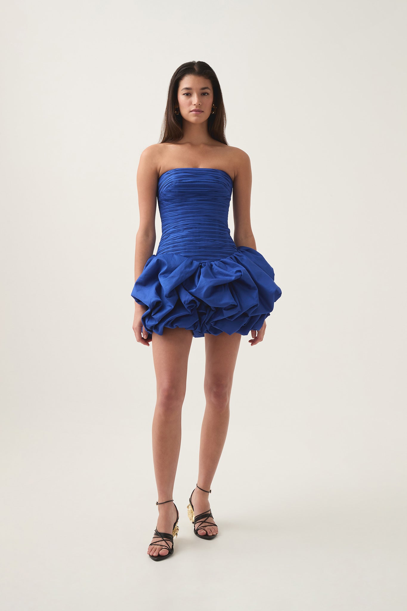 MNAJE060926190235040_3 Aje Violette Bubble Hem Mini Dress - Image 3