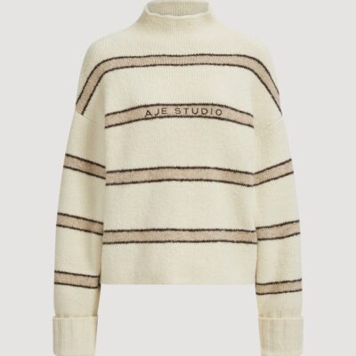 Aje Violet Stripe Jumper - Image 2