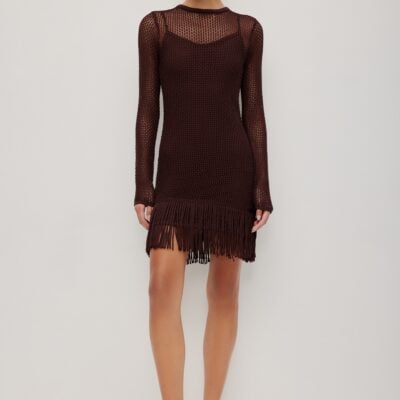 Aje Velra Long Sleeve Mini Dress - Image 1