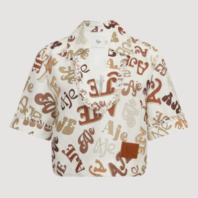 Aje Tropez Crop Shirt - Image 2
