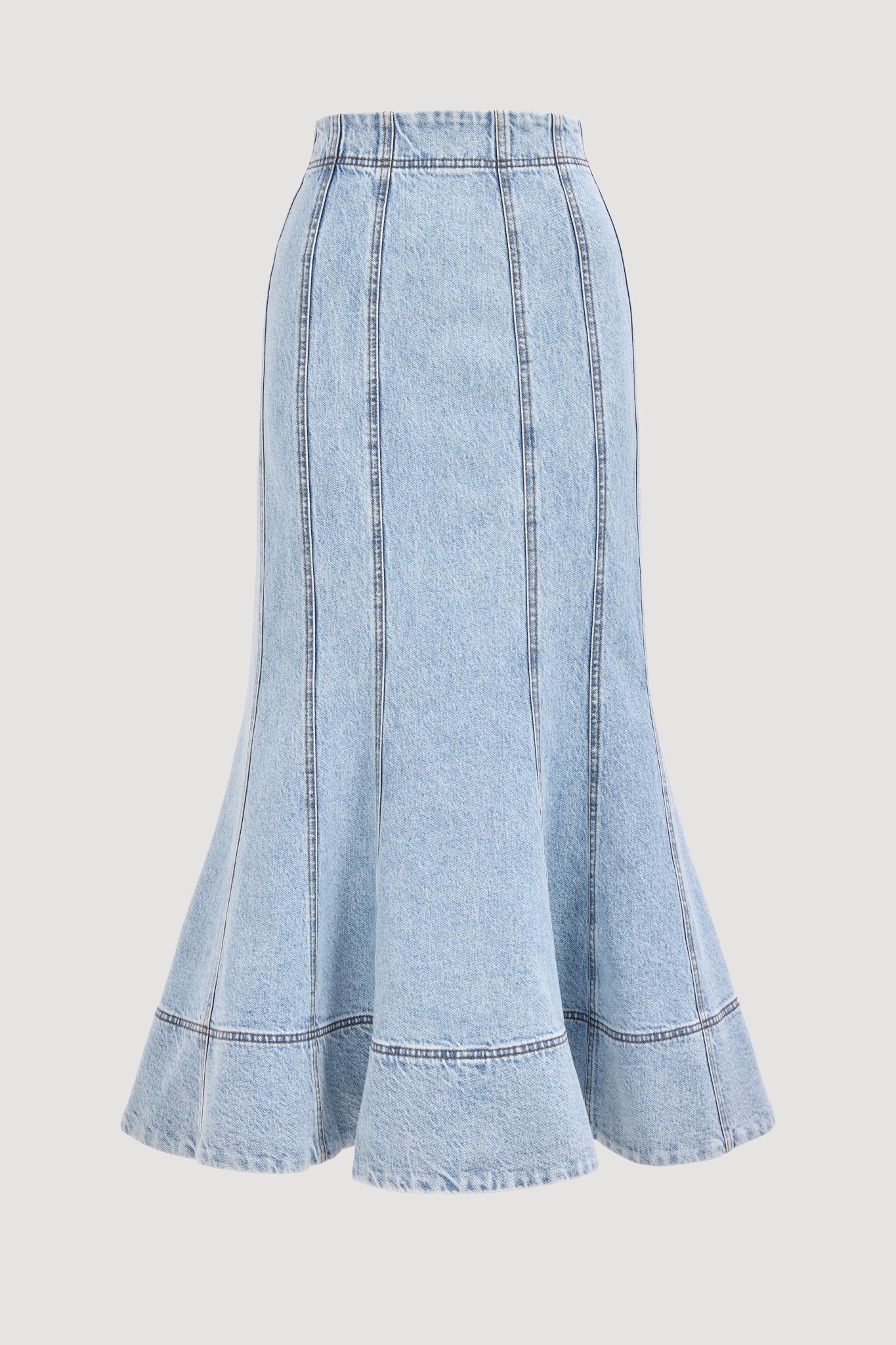 Aje Tia Denim Midi Skirt - Image 2