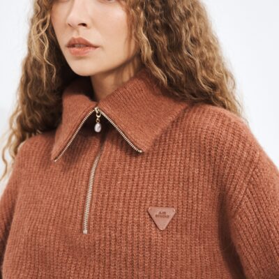 Aje Thea 1/4 Zip Jumper - Image 1