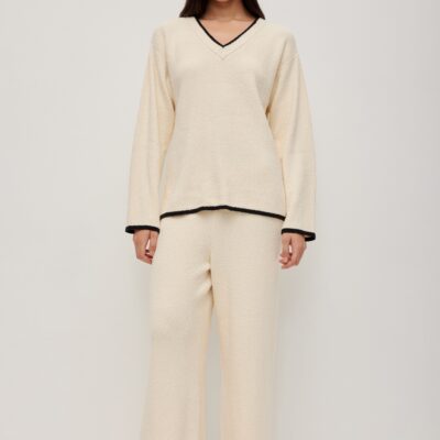 Aje Textured Knit Pant - Image 1