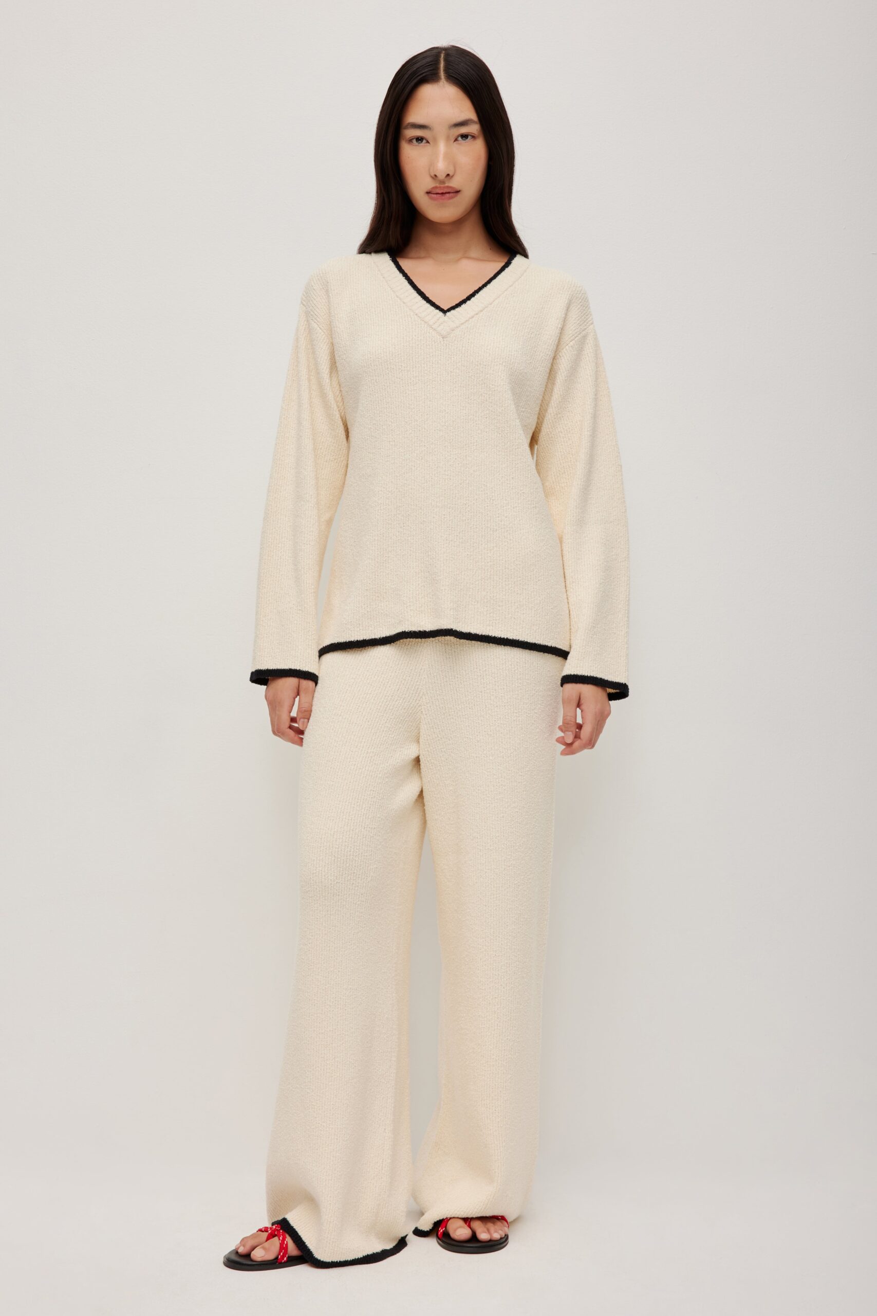 Aje Textured Knit Pant - Image 1
