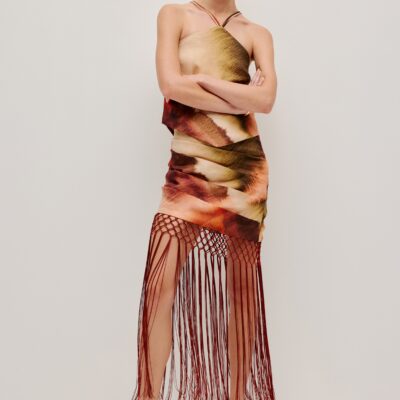 Aje Talea Fringe Skirt - Image 1