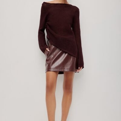 Aje Suri Long Sleeve Knit Top - Image 1