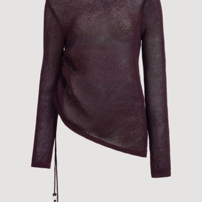 Aje Suri Long Sleeve Knit Top - Image 2