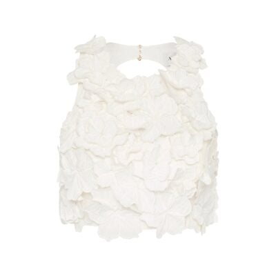 Aje Splendour Flower Shell Top - Image 2
