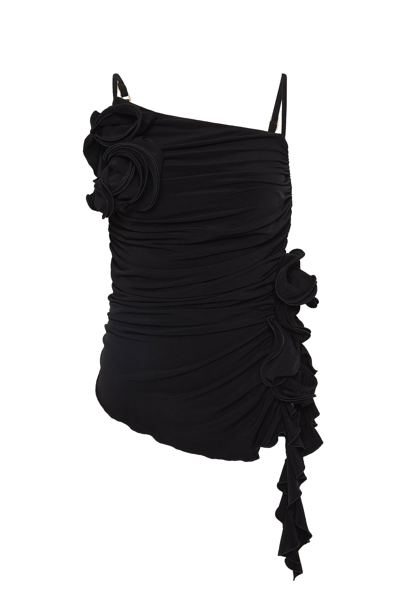 MNAJE060926190235150_2 Aje Serene Asymmetric Gathered Top - Image 2