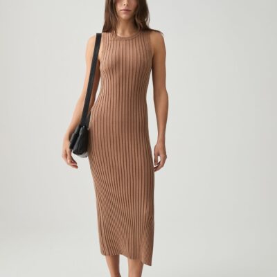 Aje Rib Knit Hem Split Dress 816 - Image 1