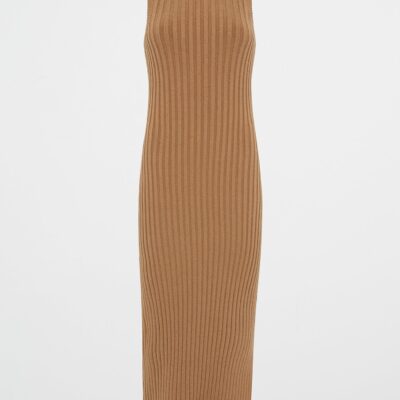 Aje Rib Knit Hem Split Dress 816 - Image 2