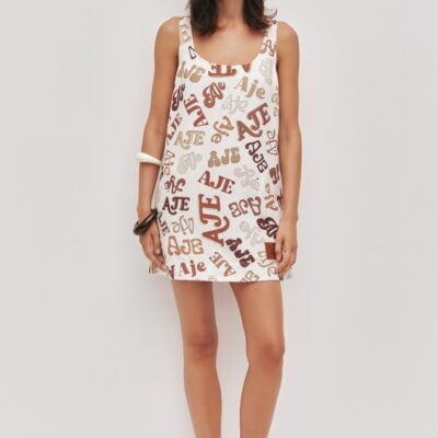 Aje Retro Slip Mini Dress - Image 1