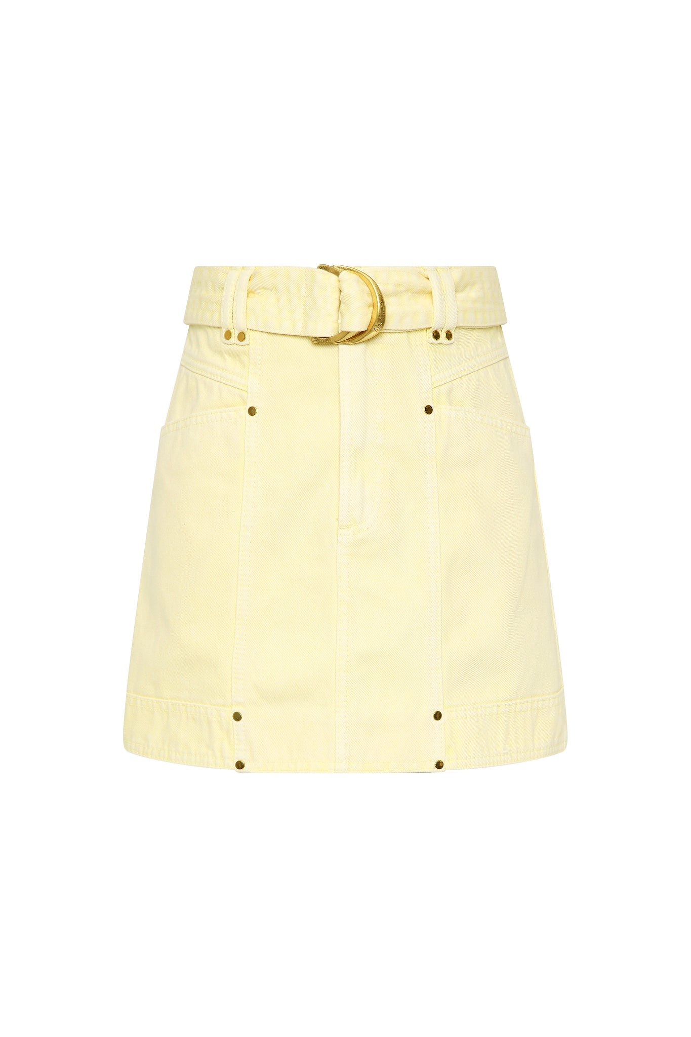 MNAJE060926190235235_2 Aje Ray Denim Mini Skirt - Image 2