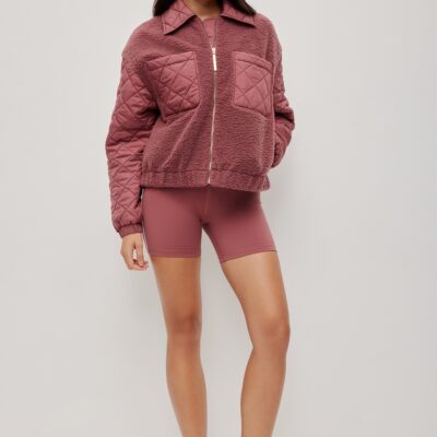 Aje Quilted Sherpa Jacket - Image 1