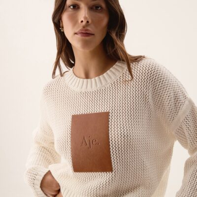 Aje Prima Logo Knit Jumper - Image 1