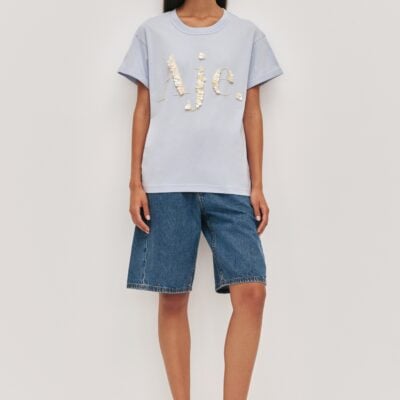 Aje Pippa Pearl Logo Tee - Image 1