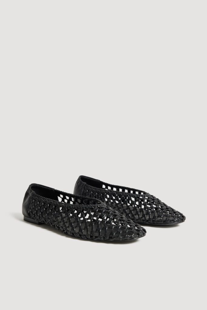Aje Perlie Woven Ballet Flat - Image 1