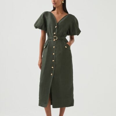 Aje Paloma Utility Midi Dress - Image 1