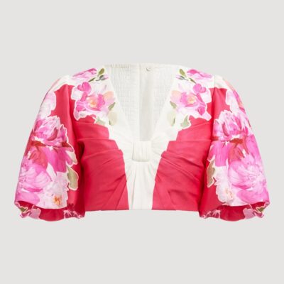 Aje Overflow Knotted Crop Top - Image 2