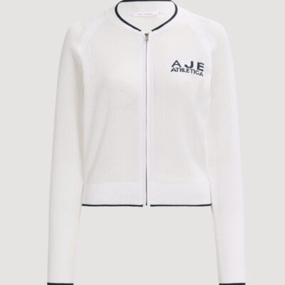 Aje Open Knit Zip Jacket 168 - Image 2