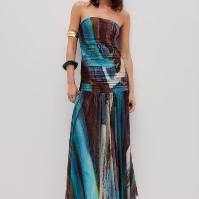 Aje Novae Strapless Maxi Dress - Image 1