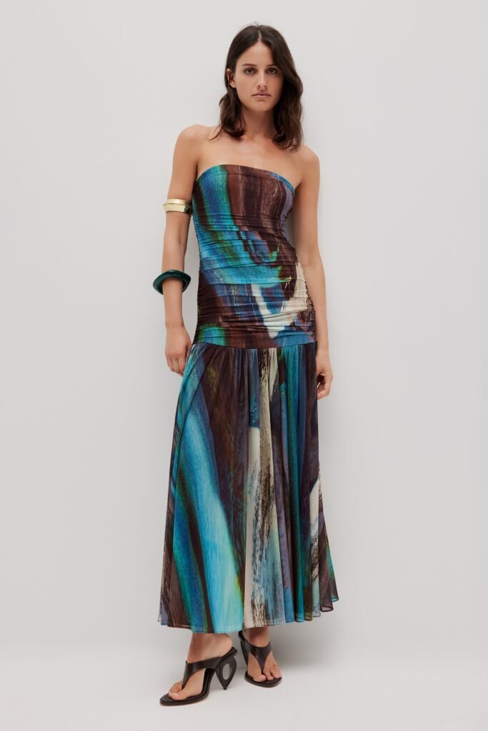 Aje Novae Strapless Maxi Dress - Image 1