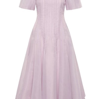 Aje Nova Pleated Midi Dress - Image 2