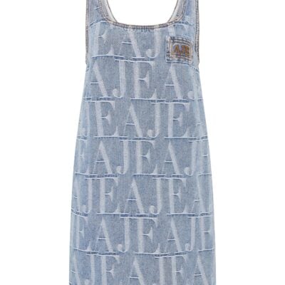 Aje Nostalgia Denim Mini Dress - Image 2