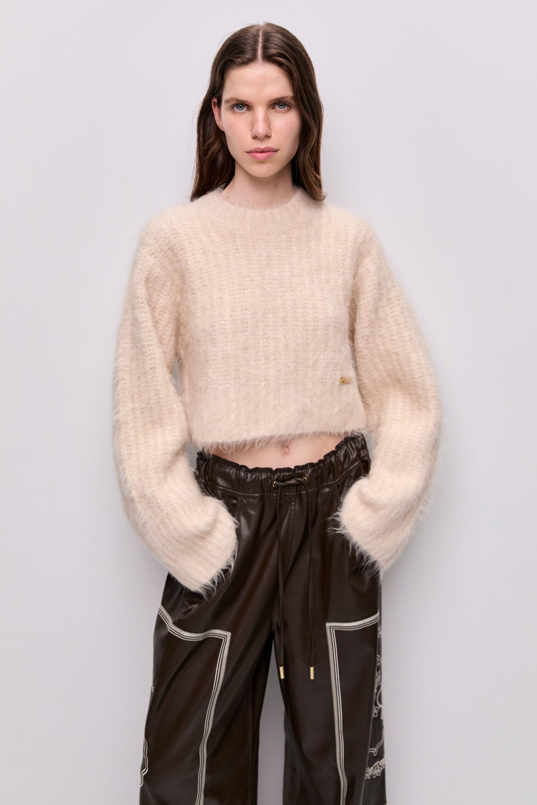 MNAJE060926190235316_3 Aje Niro Fluffy Jumper - Image 3