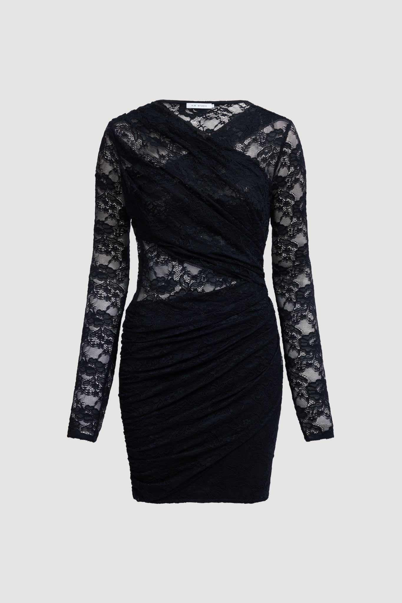 MNAJE060926190235319_2 Aje Nerida Lace Mini Dress - Image 2