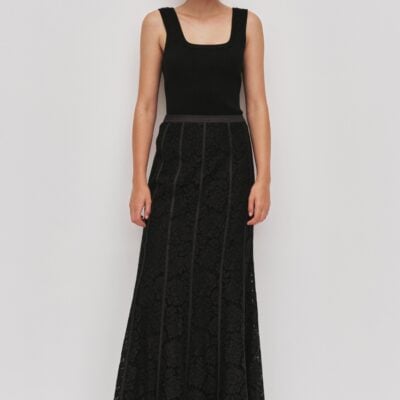 Aje Mystic Lace Midi Skirt - Image 1