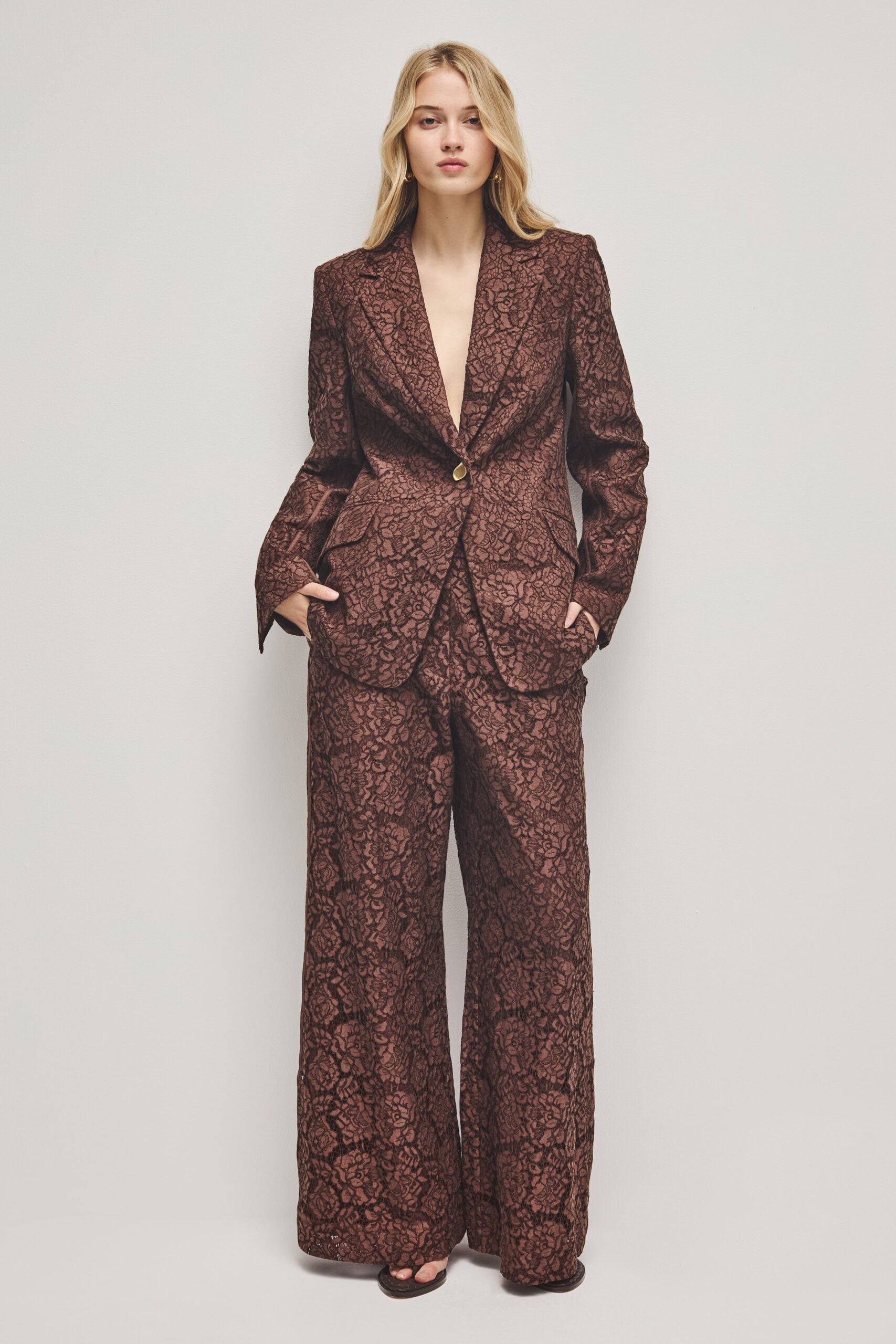 Aje Mystic Lace Blazer - Image 1