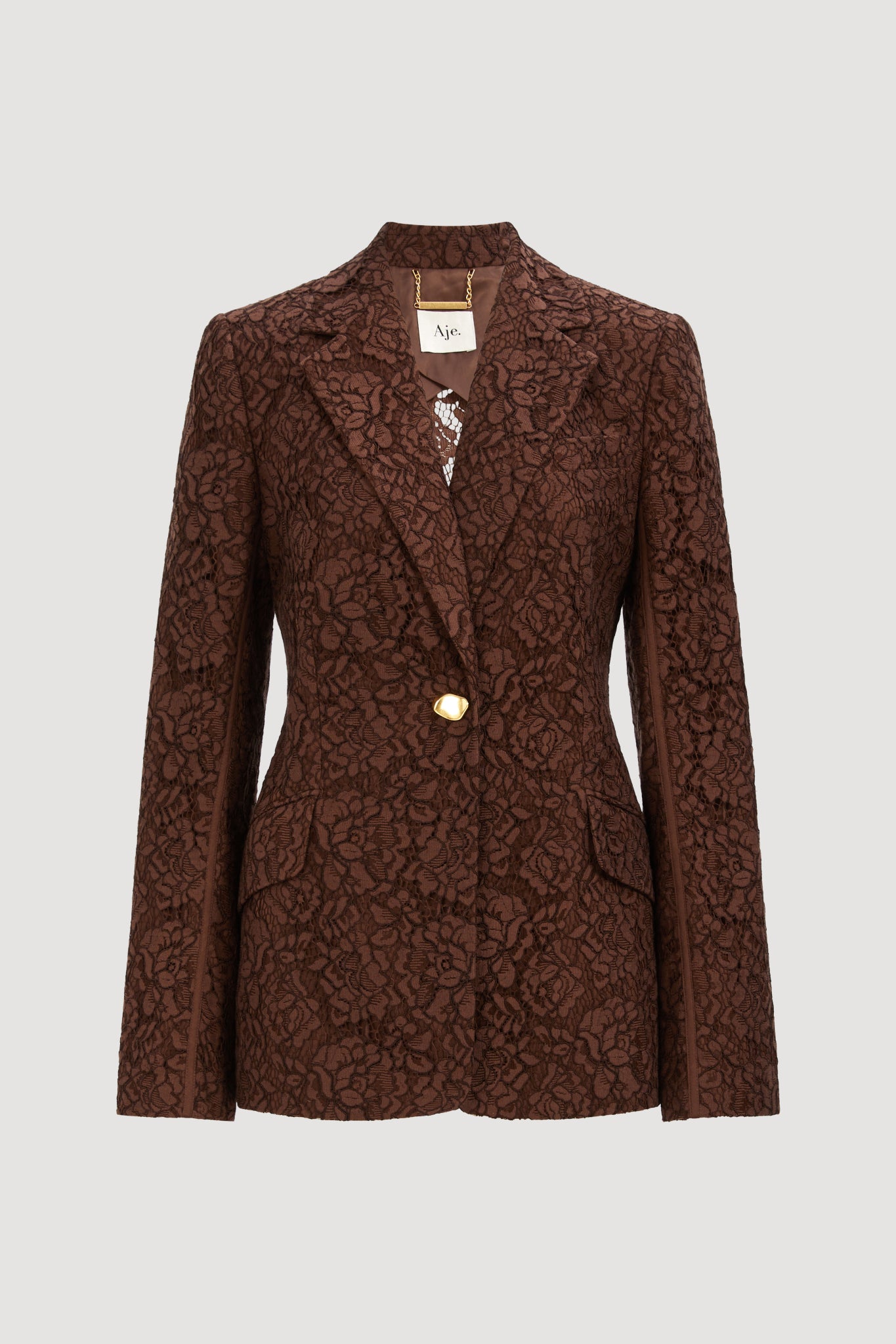 MNAJE060926190235330_2 Aje Mystic Lace Blazer - Image 2