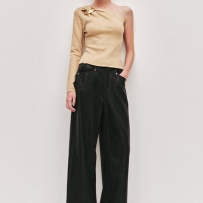 Aje Montana Coated Jean - Image 1