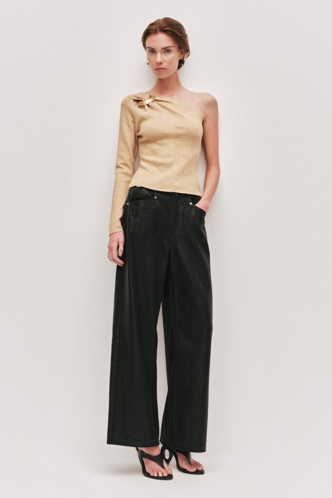 Aje Montana Coated Jean - Image 1
