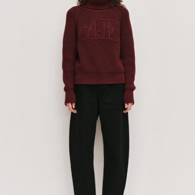 Aje Mea Logo Funnel Neck Jumper - Image 1