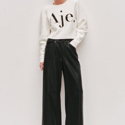 Aje Margan Cropped Jumper - Image 1