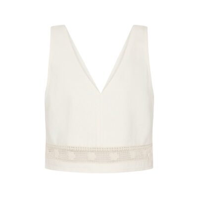 Aje Mackay Denim Crop - Image 2