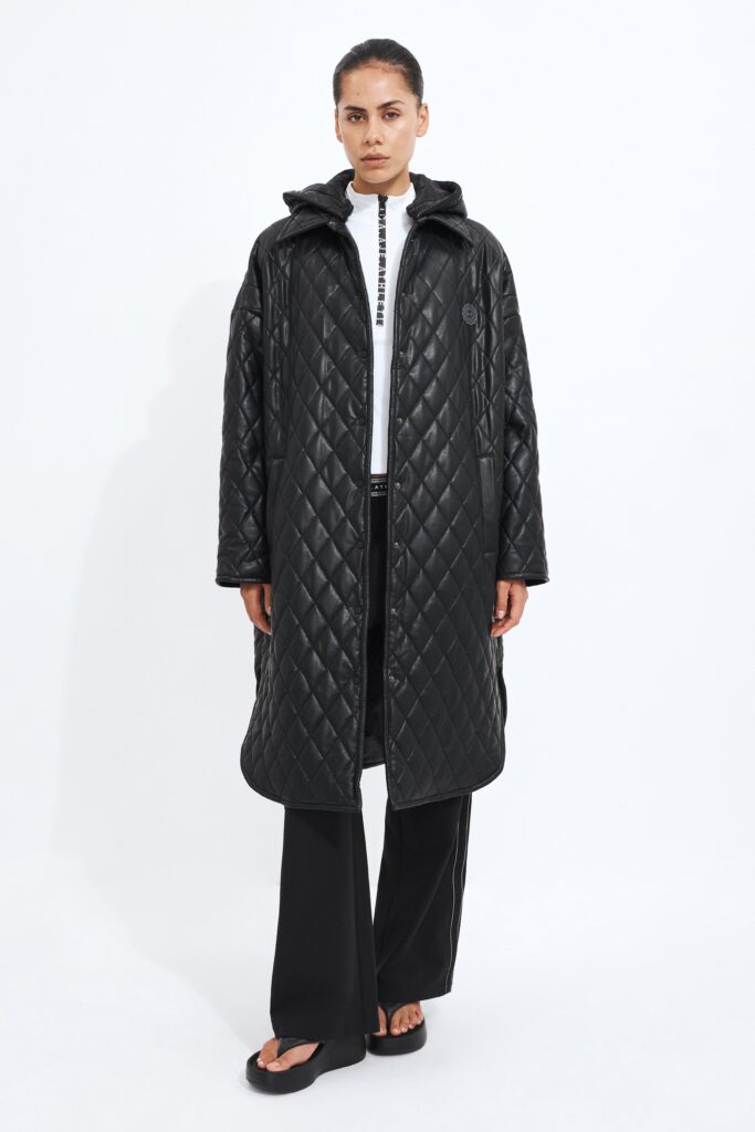 Aje Longline Quilted Jacket - Image 1
