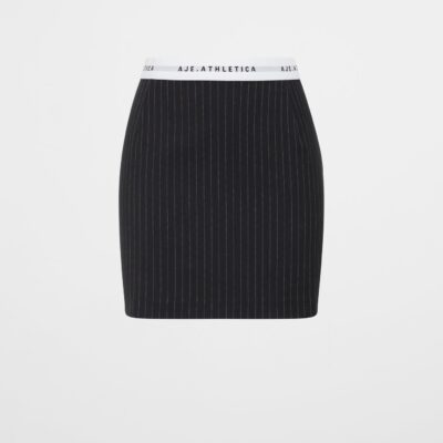Aje Logo Elastic Mini Skirt 651 - Image 2